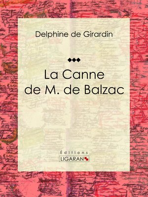 cover image of La Canne de M. de Balzac